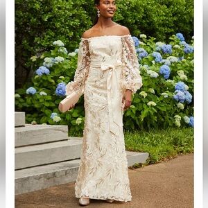 Eliza J evening gown gold